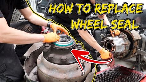 leaking wheel seal semi|Semi truck wheel seal leaking